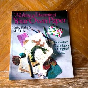 Craft book Making And Decorating your own Paper by Blake and Milne!!